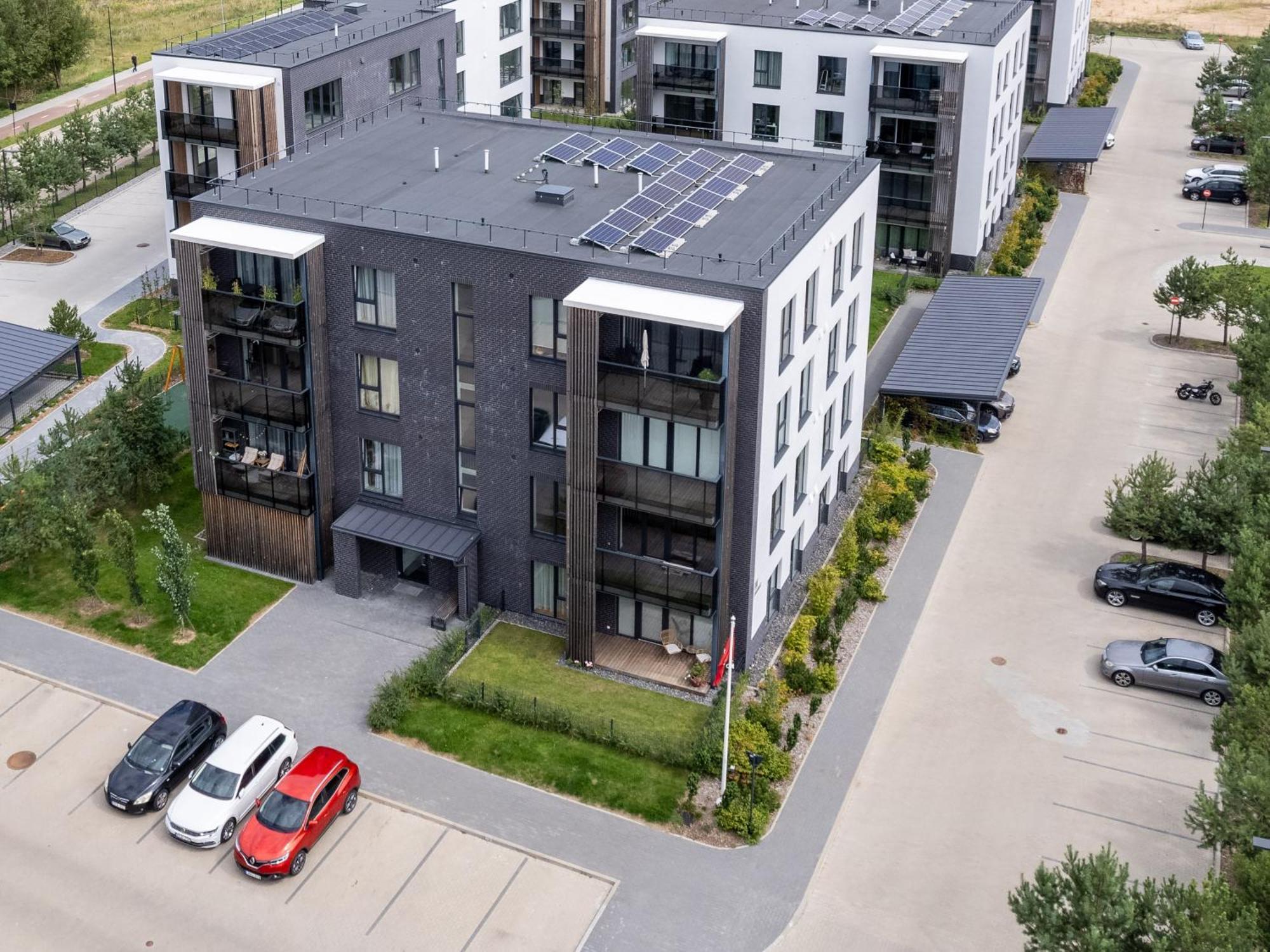 D33 Vilnius - Brand New Luxury Apartment With Terrace, Garden, Ac And Parking Exteriér fotografie